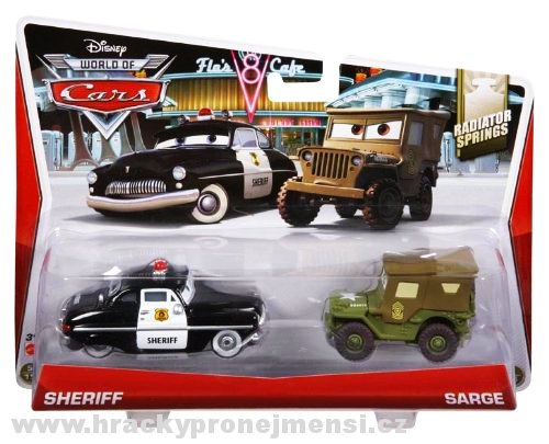 Cars (Auta) - Sheriff + Sarge (Šerif + Serža)