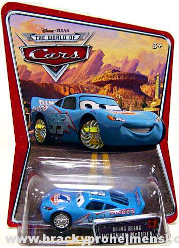 Cars (Auta) - Bling Bling McQueen (Blesk Dinoco) World Of Cars - poškozený obal
