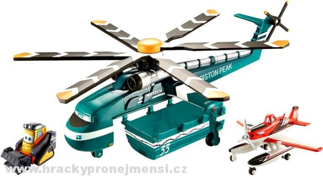 Planes 2: Fire & Rescue - 3pack Windlifter, Firefighter Dusty a Drip (Letadla 2: Hasiči a záchranáři)