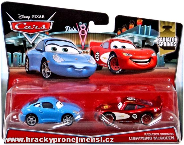 Cars (Auta) - Sally + Radiator Springs Lightning McQueen