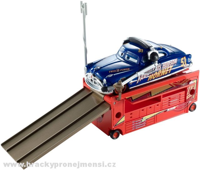 Cars (Auta) - Fabulous Hudson Hornet with Stand (Hudson Hornet s podstavcem)