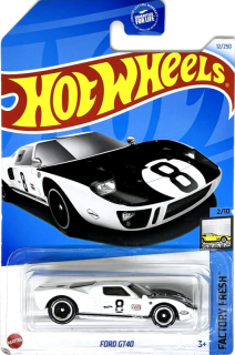 HOT WHEELS - Ford GT40 White (E5)