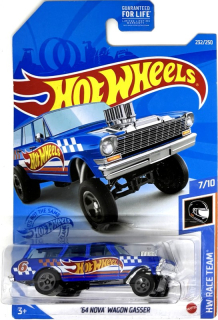 HOT WHEELS - '64 Nova Wagon Gasser Blue (E6)
