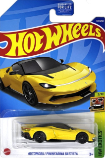 HOT WHEELS - Automobili Pininfarina Battista Yellow (E6)