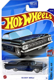 HOT WHEELS - '59 Chevy Impala DarkBlue (E7)