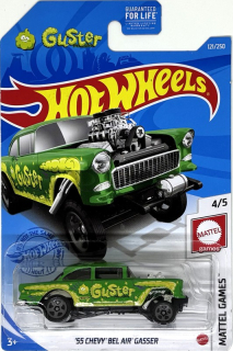 HOT WHEELS - '55 Chevy Bel Air Gasser Green (E7)