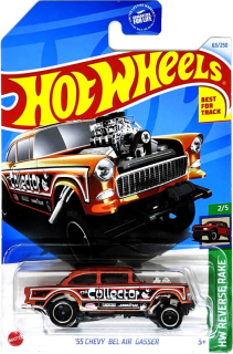 HOT WHEELS - '55 Chevy Bel Air Gasser Red (E7)
