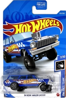 HOT WHEELS - '64 Nova Wagon Gasser Blue (E7)