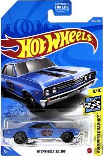 HOT WHEELS - '67 Chevelle SS 396 Blue (E7)