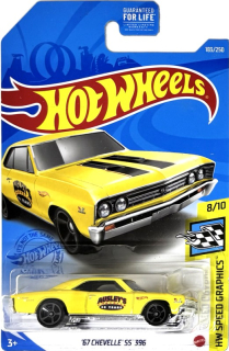 HOT WHEELS - '67 Chevelle SS 396 Yellow (E7)