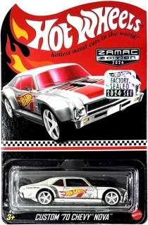 Hot Wheels - Custom '70 Chevy Nova ZAMAC Silver (D2)
