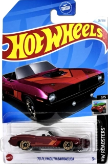 Hot Wheels - '70 Plymouth Barracuda Burgundy (F1)