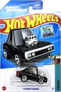 HOT WHEELS - '70 Dodge Charger Black (KA3)