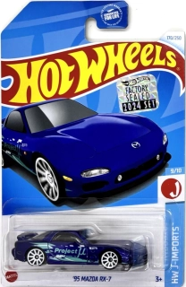 HOT WHEELS - '95 Mazda RX-7 Blue (KA3)