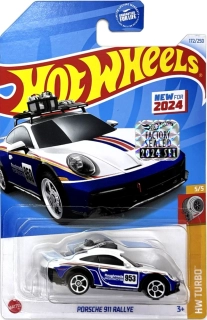 HOT WHEELS - Porsche 911 Rallye White-Blue (KA6)