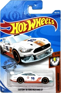 HOT WHEELS - Custom '18 Ford Mustang GT White (F2)