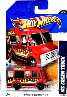 HOT WHEELS - Ice Cream Truck Red (F3)