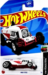 HOT WHEELS - Max Steel White-Red (F3)