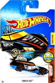 HOT WHEELS - Tour de Fast Black-Blue (F3)