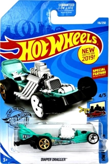 HOT WHEELS - Diaper Dragger Turquoise (F3)