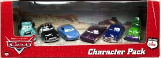Cars (Auta) Character Pack - Rollin Bowlin Mater + Sheriff + Sally + Ramone + Doc Hudson + Wingo