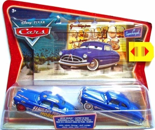 Cars (Auta) Fabulous Hudson Hornet + Doc Hudson (Movie Doubles) - Supercharged