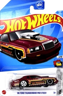 HOT WHEELS - '86 Ford Thunderbird Pro Stock Burgundy (F5)