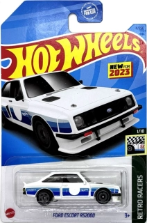 HOT WHEELS - Ford Escort RS2000 White-Blue (F5)