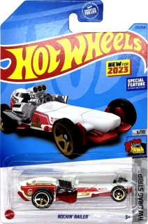 HOT WHEELS - Rockin Railer White-Red (F5)