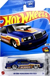 HOT WHEELS - '86 Ford Thunderbird Pro Stock Blue (F5)