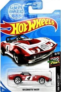 HOT WHEELS - '69 Corvette Racer Red (F6)