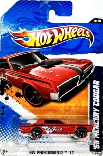 HOT WHEELS - '68 Mercury Cougar Red (F6)