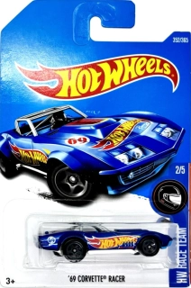 HOT WHEELS - '69 Corvette Racer Blue (F6)