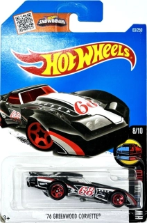 HOT WHEELS - '76 Greenwood Corvette - nr. 68 Black (F6)