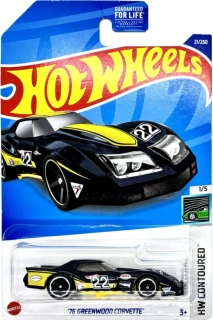 HOT WHEELS - '76 Greenwood Corvette - nr. 22 Black (F6)