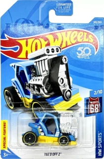 HOT WHEELS - Tee'd Off 2 Blue-Yellow (F7)