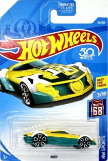 HOT WHEELS - MR11 Yellow-Turquoise (F7)