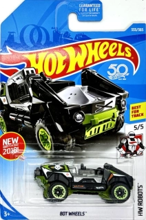 HOT WHEELS - Bot Wheels Black-Green (F7)