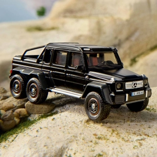Hot Wheels - Elite 64 Mercedes-Benz G 63 AMG 6x6 - Black JCP45