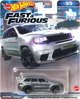 Hot Wheels Premium - Jeep Grand Cherokee Trackhawk Silver (D)