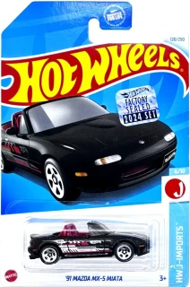 HOT WHEELS - '91 Mazda MX-5 Miata Black (KB1)