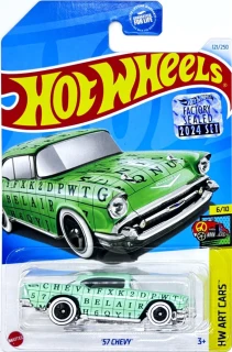 HOT WHEELS - '57 Chevy LightGreen (KB2)