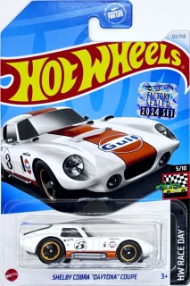 HOT WHEELS - Shelby Cobra Daytona Coupe White (KB2)
