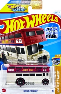 HOT WHEELS - Trouble Decker Beige-Red (KB2)