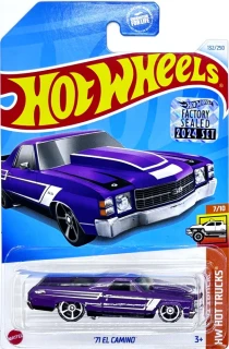 HOT WHEELS - '71 El Camino Violet (KB3)