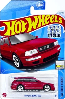 HOT WHEELS - '94 Audi Avant RS2 Red (KB3)