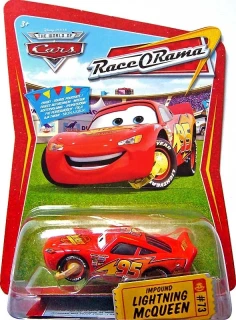 Cars (Auta) - Impound Lighting McQueen - Race O Rama (Blesk McQueen s botičkou na kole)