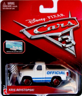 Cars 3 (Auta 3) - Kris Revstopski + Sběratelská karta na stojánku