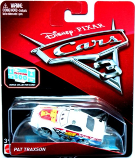 Cars 3 (Auta 3) - Pat Traxson + Sběratelská karta na stojánku