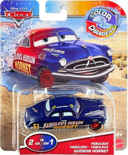 Cars (Auta) - Color Changers Fabulous Hudson Hornet (měnící barvu)